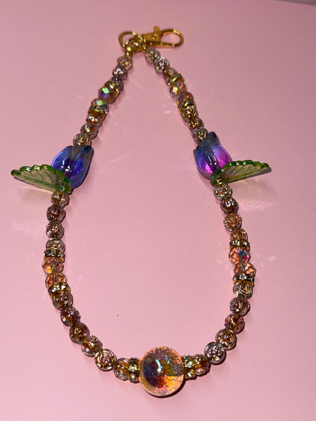 Midnight in the Garden phone charm
