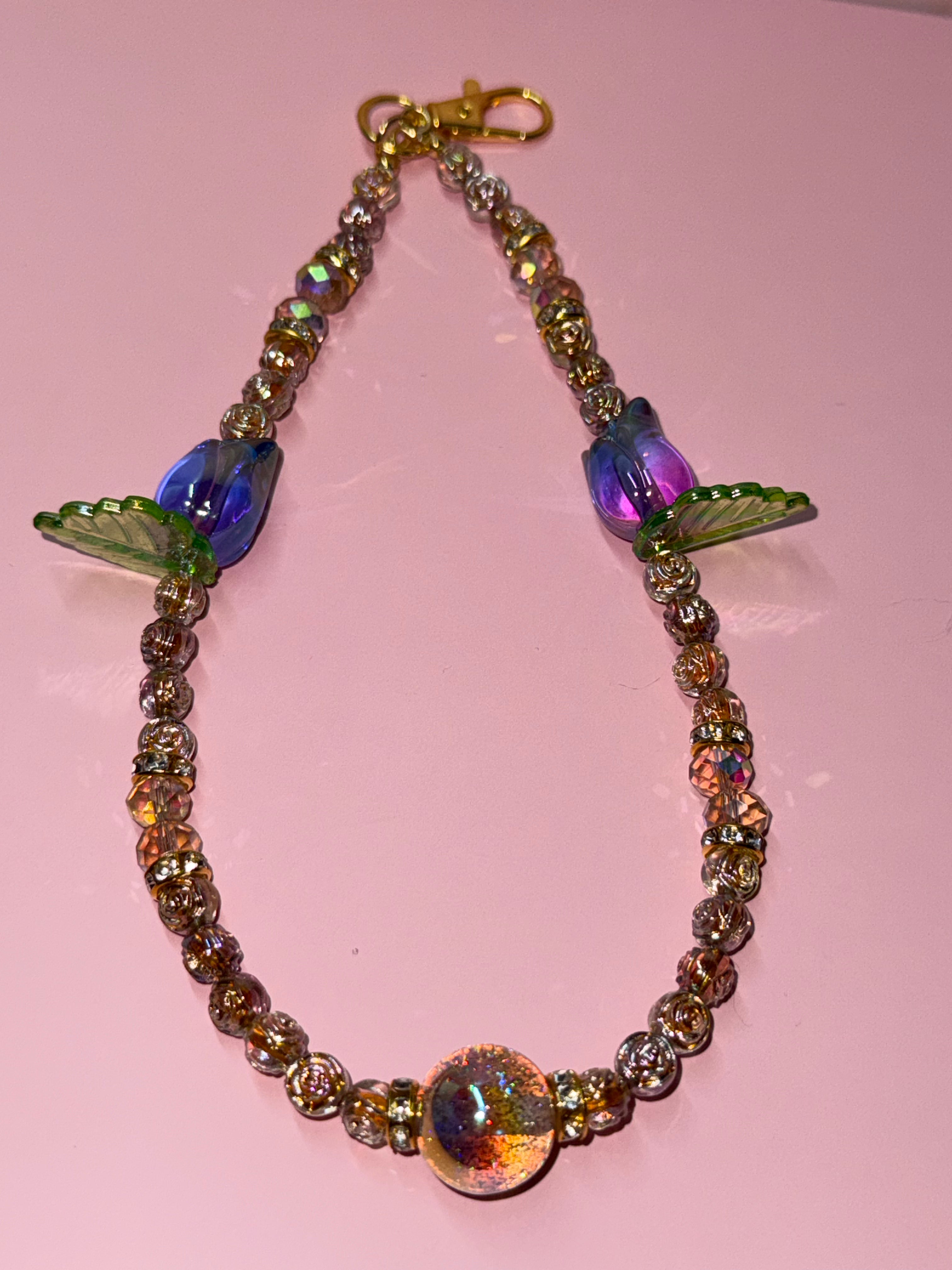 Midnight in the Garden phone charm