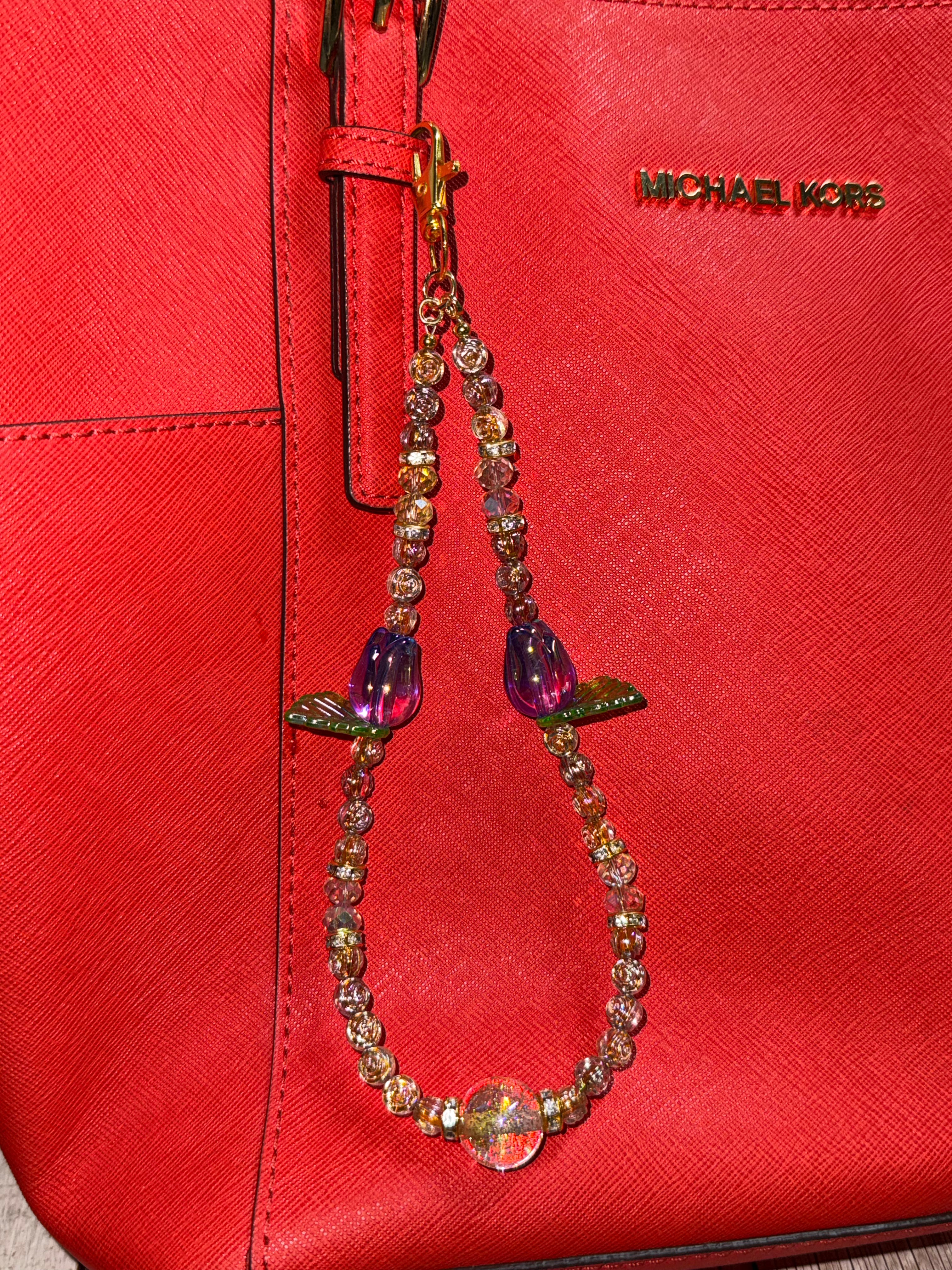 Midnight in the Garden phone charm